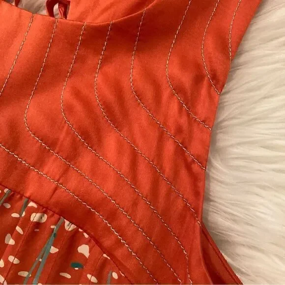 NWOT Calypso St. Barth 100% Silk Shift Dress Size M - Picture 6 of 8